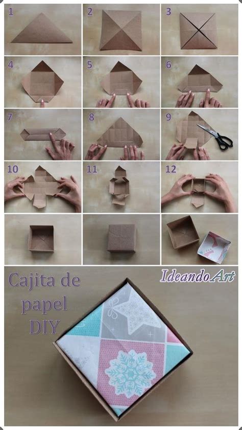 Ideandoart Packaging Navideño Cajita De Papel Diy