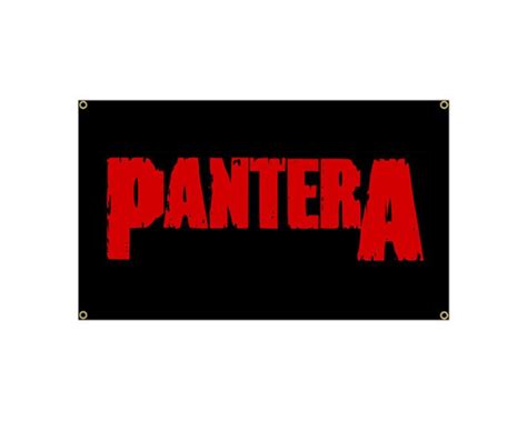 Pantera Poster Banner 3x5ft Logo Etsy