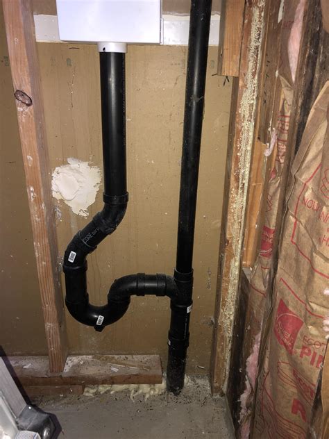Also, i would worry a little bit about freezing if the sink was plumbed along the outside. How would you tie in a 2" utility sink drain on this ...