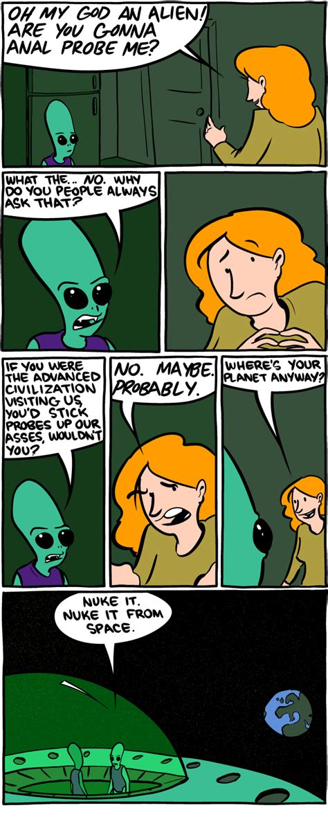 Aliens Funny Comic Strips Funny Comics Smbc Comics