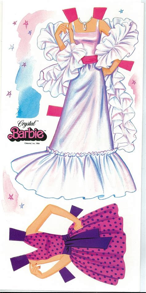 Easy barbie dress patterns free printable pdf. Miss Missy Paper Dolls: Crystal Barbie