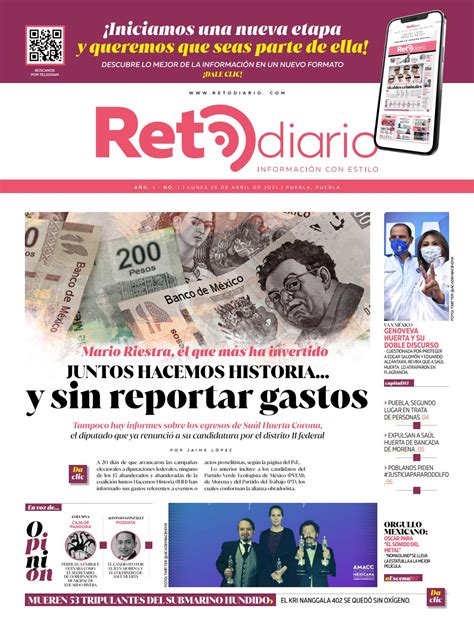 Periódico Reto Diario Edición 26 De Abril De 2021 By Retodiario Issuu