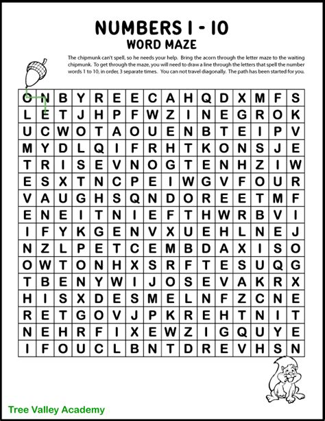 Fun Number Words 1 10 Spelling Worksheets For Kids