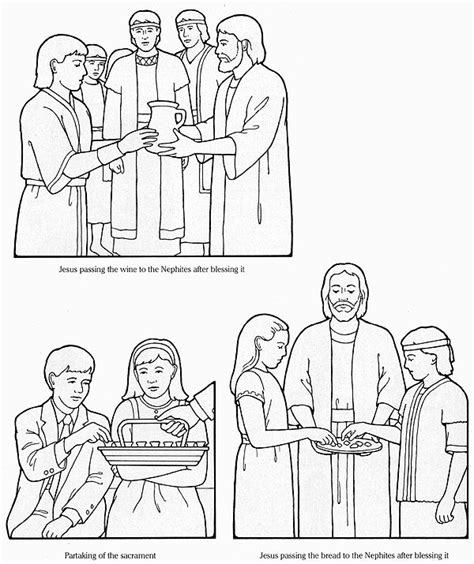 Sacrament Coloring Pages