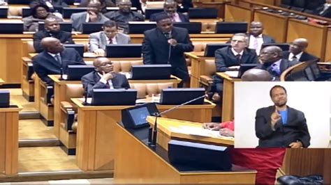 Julius Malema Speech Causes A Stir In Parliament Video Dailymotion