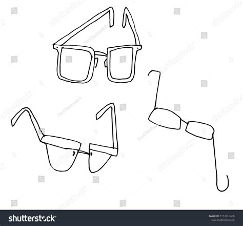 Eyeglasses Sketch Illustration Whimsical Stock Illustration 1157016466 Shutterstock