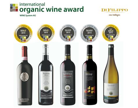 International Organic Wine Award 2015 Di Filippo Wines