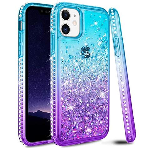 Ruky Iphone 11 Case Iphone 11 Glitter Case Gradient Quicksand Series