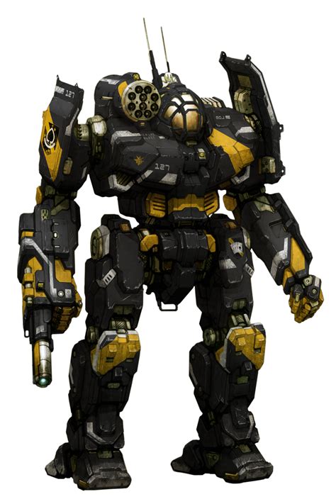 Atlashunters Mech Battle Armor Robot Concept Art