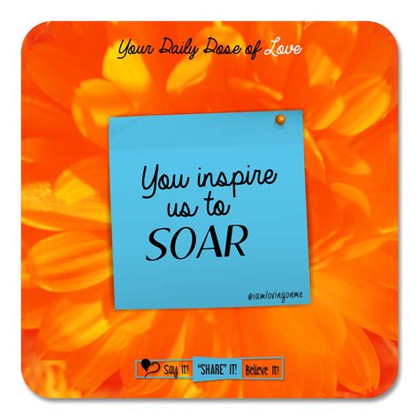 Who Inspires You to Soar?