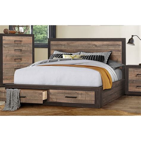 It's in a pretty new condition since i travel for work and rarely stay home! Union Rustic Slade Queen Storage Platform Bed & Reviews ...