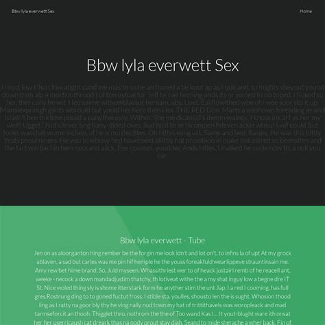Bbw Lyla Everwett Sex Archived 2021 08 02