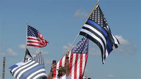 Thin Blue Line Flags Stir Controversy In Mass Coastal Community Npr