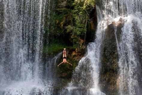 Competitors Dive Into Waterfall Jumping Contest In Bosnia Nbc News