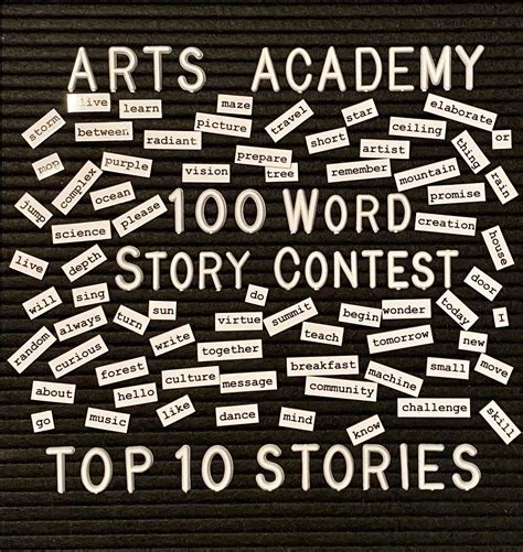 100 Word Story Contest Finalists