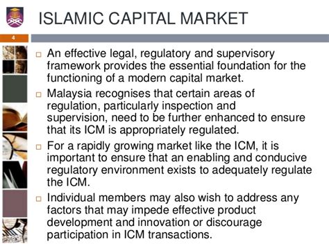 What are the islamic capital markets? Legal Framework of Islamic Capital Market
