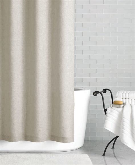 Hotel Collection Linen Extra Long Shower Curtain Great Way To Update