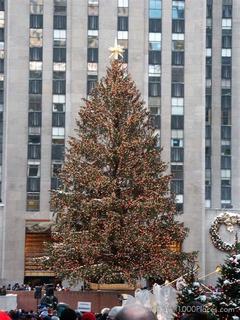 Christmas Tree Lighting At Rockefeller Center Manhattan New York City