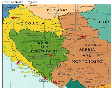 Serbia Bosnia And Herzegovina Croatia And Montenegro In A Day