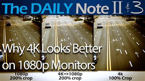 This means 4k is obviously much sharper than 1080p. Why Does 4K Look Better on 1080p Monitors - YouTube