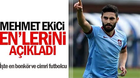 Mehmet Ekici Enlerini Açıkladı Trabzon Haber Sayfasi