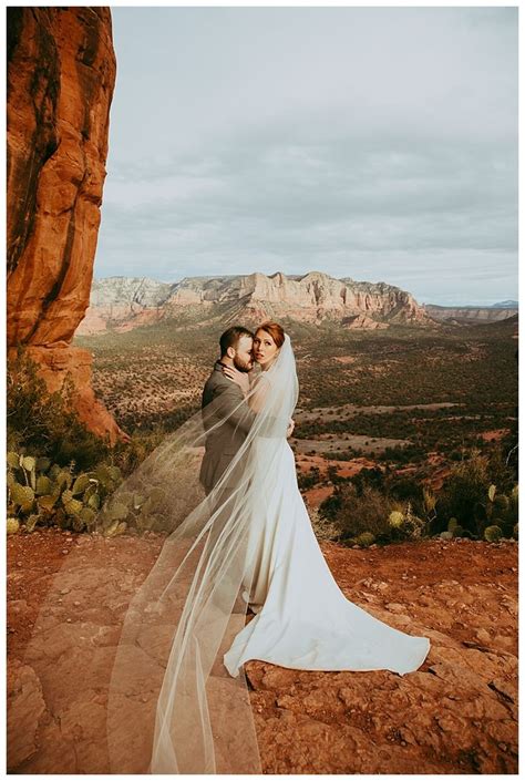 elopement on top of cathedral rock sedona arizona in 2020