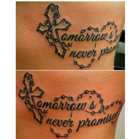 Our team is geared towards people to have healthiest of relationships with their loved ones and in work. Tomorrow is never promised | Tattoos | Pinterest | Promise ...