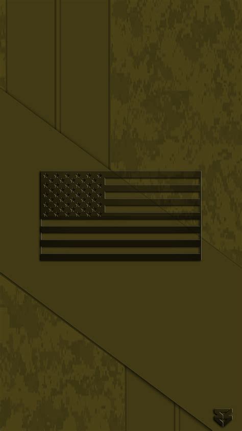 Camo American Flag Wallpaper
