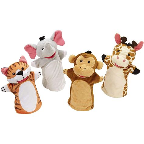 Melissa And Doug Zoo Friends Hand Puppets Puppet Sets Elephant