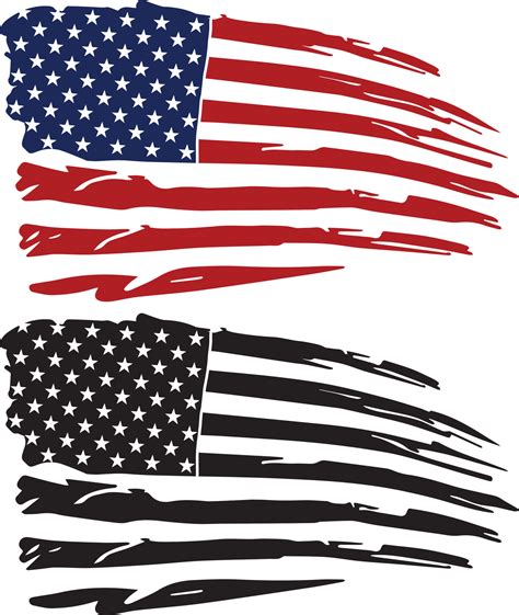 Distressed American Flag Usa 02 9794468 Vector Art At Vecteezy