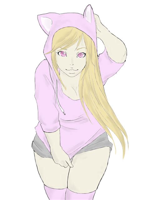 Anime Girl Neko Coloring By Momokayue On Deviantart