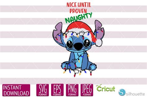 Stitch Svg Scrump Svg Lilo And Stitch Svg Disney Christmas Etsy
