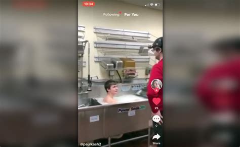 Wendy’s Fires Employees After Viral Video Shows Worker Bathing In Kitchen Sink Crimenews