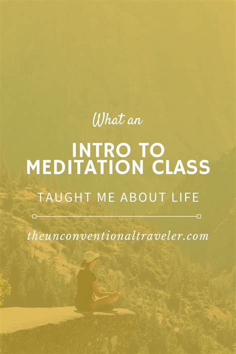 what you should know about intro to meditation classes post college journey meditation class