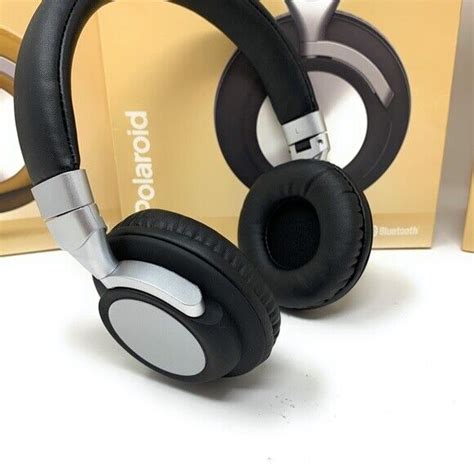 Polaroid Bluetooth Headphones Ultra Comfort Foldable Wireless Black For