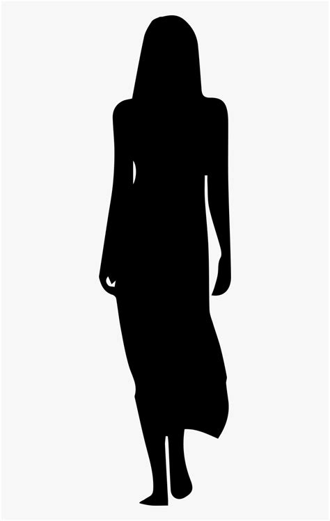 Woman Silhouette Walking