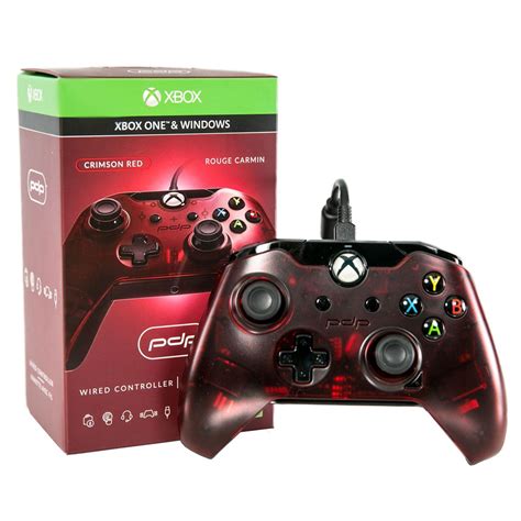 Xbox One Crimson Red Wired Controller Xbox One Gamestop
