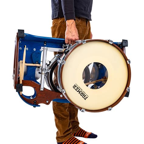 6 Pedal Farmer Footdrum Portable Acoustic Foot Drum Set