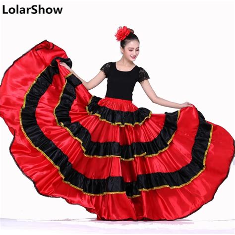 spanish dance costumes for women flamenco dance skirt belly danceskirt spanish clothing flamenco