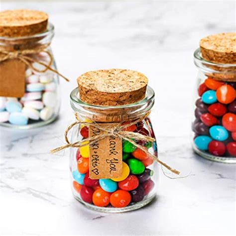 Maybe you would like to learn more about one of these? Glass Favor Jars With Cork Lids - Mason Wedding Favors ...