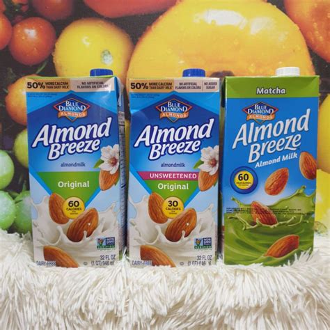 Almond Breeze Almond Milk Originalunsweetened Originalchocolate