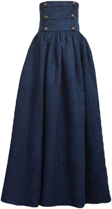 Meihaowei Falda Larga Para Mujer Faldas De La época Victoriana Vintage