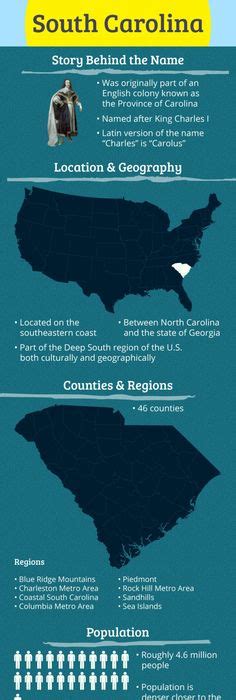 South Carolina Facts Map And State Symbols