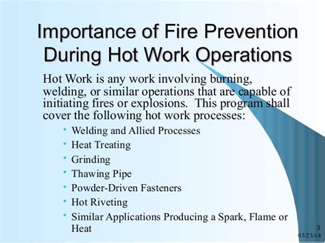 Hot Work Training By Bowling Green State University