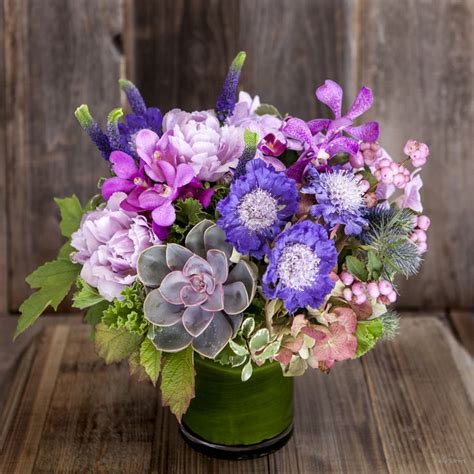 Amethyst Purple Flower Arrangements Flower Bouquet Delivery Flower