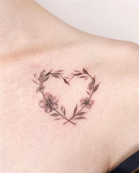 Discover More Than 80 Heart Made Of Flowers Tattoo Super Hot Edo
