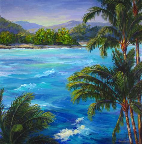 Pat Heydlauff Artwork Maui Waves Original Painting Acrylic