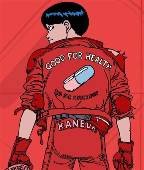 Kaneda Akira Jacket With Good For Health Bad For Education Patch Jackets Expert