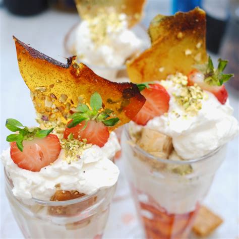 We would always count the days until spring came around when we could get that first ice cream cone of the season. Saturday Sundae. A swift pistachio peachy, sassy glacé | Pistachio, Desserts, Ice cream