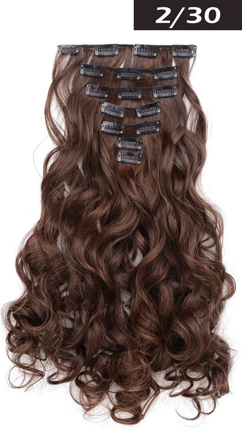 Piece Curly Clip In Hair Extensions BelleChic